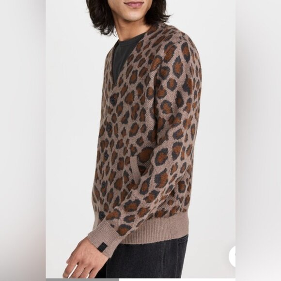 Rag & Bone Leopard Mohair Winslow Cardigan - Picture 5 of 7